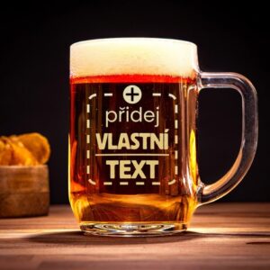 Skleněný půllitr s vlastním potiskem 0