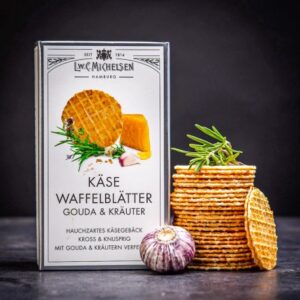 Sýrové vaflové sušenky s bylinkami 100 g