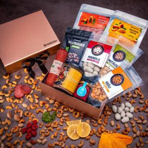 Giftboxeo dárkový box (rose gold) - Plné specialit XXL