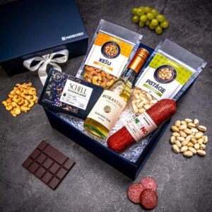 Giftboxeo dárkový box (royal blue) - Pro vinaře