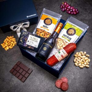 Giftboxeo dárkový box (royal blue) - Pro vinaře