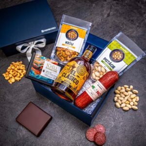 Giftboxeo dárkový box (royal blue) - S rumem El Clasico