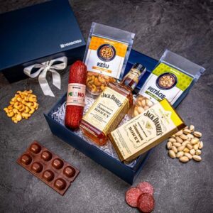 Giftboxeo dárkový box (royal blue) - S whiskey Jack Daniel´s Honey