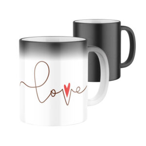 Magický keramický hrnek s potiskem Love