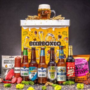 Beerboxeo dárkové balení - Plné NEALKO pivních speciálů a masa