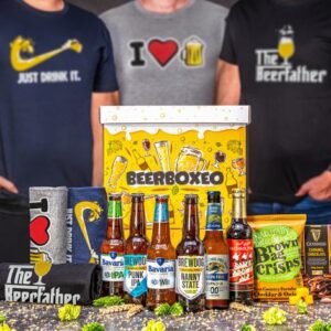 Beerboxeo dárkové balení - Plné NEALKO pivních speciálů s pivním Tričkem