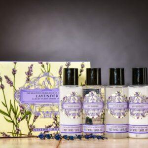 Dárková cestovní sada kosmetiky – levandule 4×50 ml