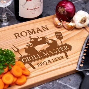 Kuchyňské prkénko dřevěné - obdelník Grill master