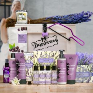Truhla s luxusní kosmetikou – Levandule