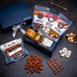 Giftboxeo dárkový box (royal blue) - Plné čokolády