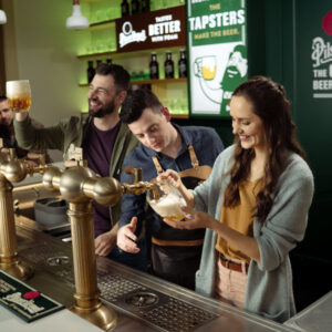 Škola čepování se vstupem do muzea Pilsner Urquell