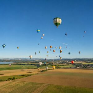 Let balónem během Slovak Balloon Cup 2026