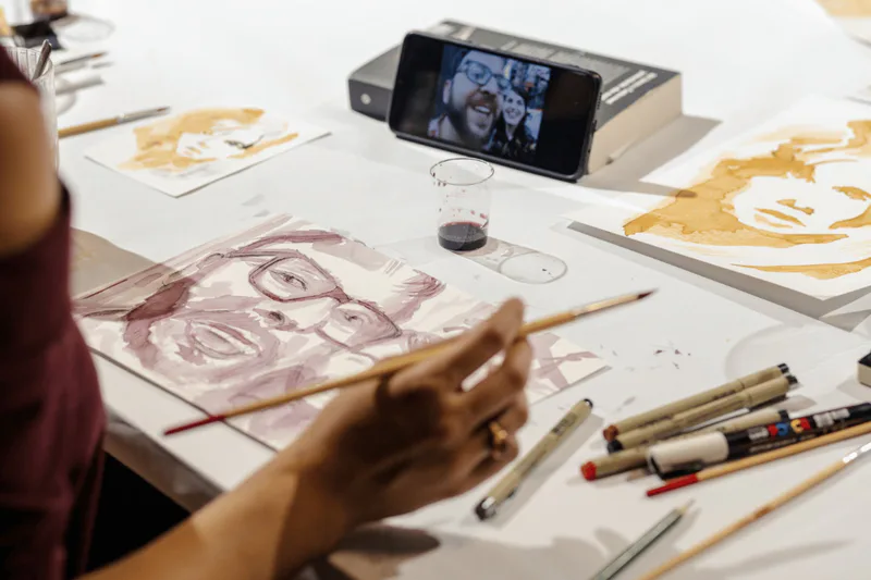ArtMoment | Zážitkový kurz malování vínem s degustací - Obrázek 3