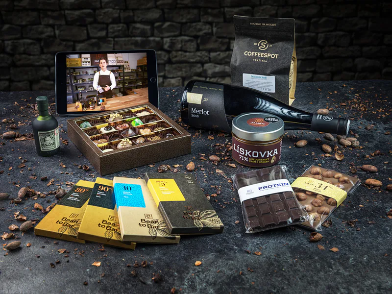Domácí degustace čokolády + Čokoládový balíček pro všechny čokoholiky