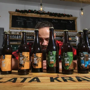 Domácí degustace piva s pivovarem Zlatá Kráva - balíček "Pivní speciály " + bedna 6 druhů piva
