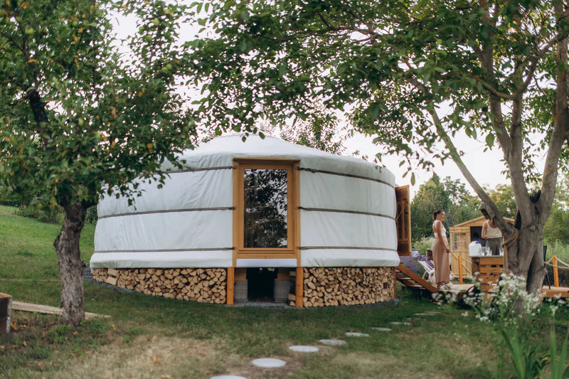 Glamping v boho jurtě u Břeclavi - Obrázek 3