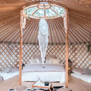 Glamping v boho jurtě u Břeclavi