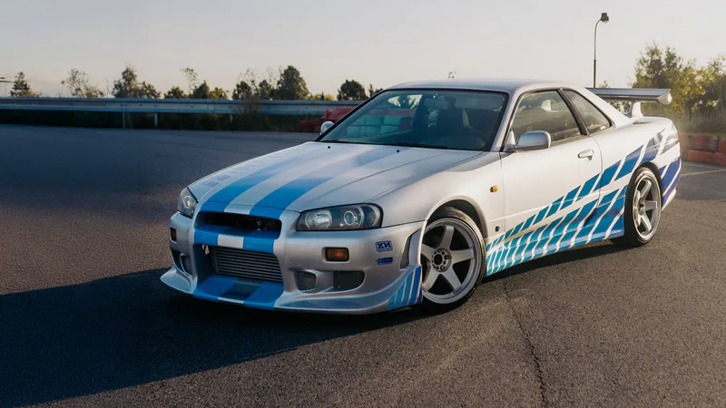 Jízda na polygonu v legendě Nissan Skyline