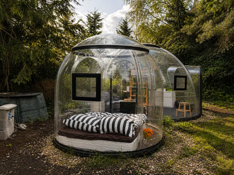 Noc pod hvězdami v průhledné bublině u Prahy - Obrázek 3
