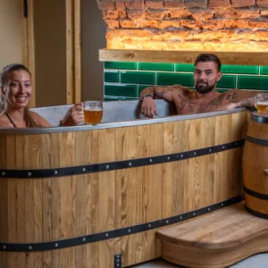 Pivní lázně s degustačním menu v Pivovaru Zlatá kráva