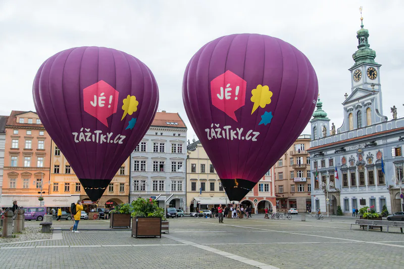 Privátní let balónem s ubytováním
