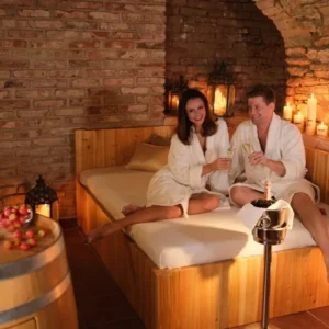 Privátní pivní wellness na zámku Wichterle s večeří pro dva