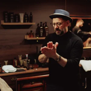 Sestřih pro tátu a syna v barber shopu