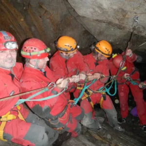 Via ferrata v jeskyni